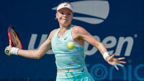 Harriet Dart breaks down in tears after suffering swift defeat to Dalma Galfi