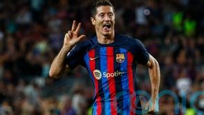 Robert Lewandowski hits hat-trick as Barcelona thrash Viktoria Plzen
