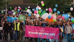 Large crowd gathers for anti-abortion demonstration in Dublin