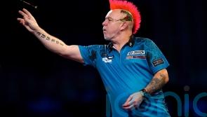 Peter Wright relieved to come through Dimitri van den Bergh quarter-final
