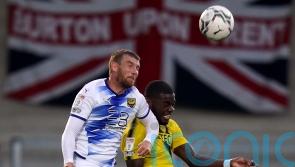 Sam Winnall an injury doubt for Burton&rsquo;s clash with Cheltenham