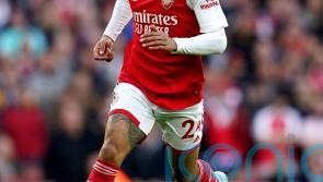 Reiss Nelson likens his two-goal outing against Notts Forest to a computer game