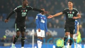 Leicester move out of relegation zone after victory away to Everton