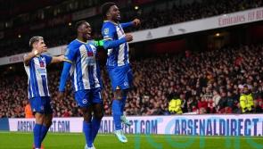 Much-changed Arsenal dumped out of the Carabao Cup by Brighton