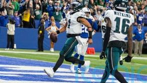 Philadelphia Eagles snatch last-gasp 17-16 victory over Indianapolis Colts