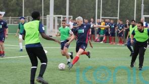 Three Lions land first blow against France with supporters&rsquo; seven-a-side win