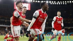 Eddie Nketiah caps Arsenal comeback with goal as leaders beat West Ham