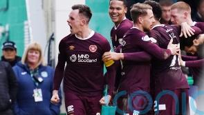 Lawrence Shankland hits 20-goal mark and sees red as Hearts earn cup win at Hibs