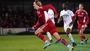 Tommy Leigh&rsquo;s added-time penalty edges Accrington past Boreham Wood in FA Cup
