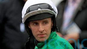 Mark Walsh on the sidelines after weekend fall at Leopardstown