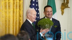 Varadkar presents Joe Biden with shamrock bowl in St Patrick&rsquo;s Day finale