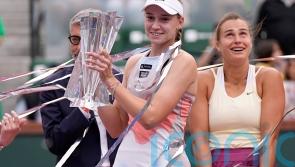 Elena Rybakina wins in Indian Wells for first title since Wimbledon success