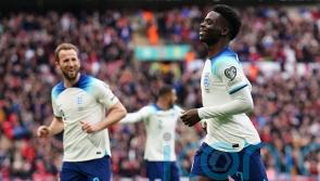 Harry Kane and Bukayo Saka fire England to qualifying victory over Ukraine