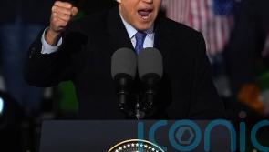 &lsquo;Mayo for Sam&rsquo;: Biden wins crowd over by wishing home team success