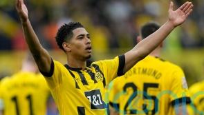 Jude Bellingham nets double as Borussia Dortmund keep up title pursuit