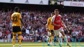 Granit Xhaka hits brace as Arsenal end season with big win over Wolves