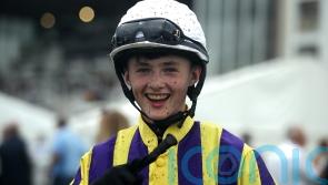 Shark delight after trainer&rsquo;s son wins first race at Worcester