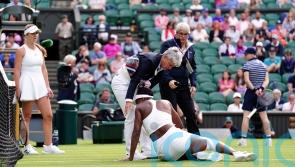 I got killed by the grass &ndash; Venus Williams suffers nasty fall in Wimbledon loss