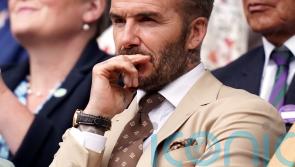 David Beckham, Bear Grylls and Lord Bragg among stars at day three of Wimbledon