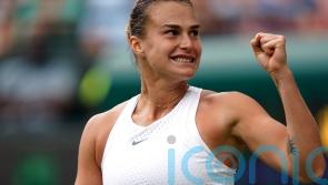 Second seed Aryna Sabalenka sails into Wimbledon semi-finals