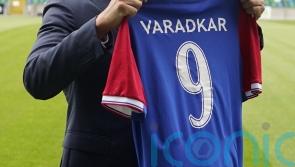 Varadkar given Linfield FC jersey as he aims to &lsquo;reach out to all communities&rsquo;