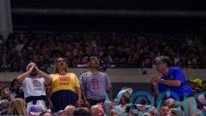 Protest interrupts women&rsquo;s semi-final at US Open