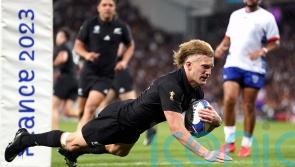 All Blacks bounce back from opening defeat with 11-try defeat of Namibia