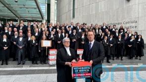 Criminal law barristers stage strike over fees