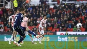 Patrick Bamford misses penalty as Leeds lose at Stoke