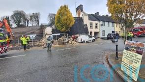 Five taken to hospital after pub collapses into street in Co Mayo village