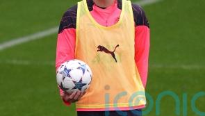 Erling Haaland trains for Manchester City after weekend injury scare