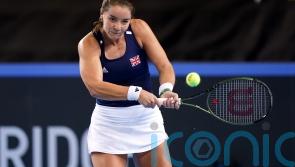 Great Britain suffer shock early BJK Cup setback as Jodie Burrage loses opener