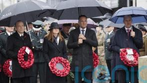 Taoiseach and NI Secretary lay wreaths in Enniskillen on Remembrance Sunday