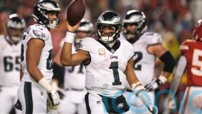 Jalen Hurts grabs double as Philadelphia Eagles avenge Super Bowl loss