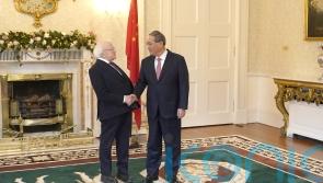 Chinese premier hails &lsquo;co-operation&rsquo; with Ireland