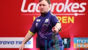 Luke Littler enjoying himself as his impressive form continues in Minehead