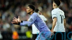 Jude Bellingham sent off after final whistle as Real Madrid draw with Valencia