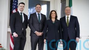 &lsquo;You&rsquo;re our new couple friends&rsquo;, Kamala Harris tells Leo Varadkar and partner