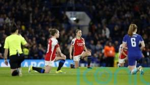 Arsenal sock change was &lsquo;very late call&rsquo; &ndash; Jonas Eidevall