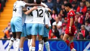Liverpool&rsquo;s title chances suffer huge blow as Crystal Palace win at Anfield