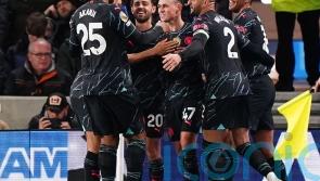 Phil Foden brace helps Man City thump Brighton and close gap on leaders Arsenal