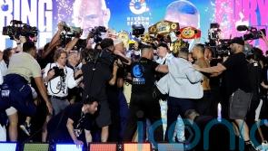 Tyson Fury vows to knock Oleksandr Usyk &lsquo;spark out&rsquo; at fiery Riyadh weigh-in