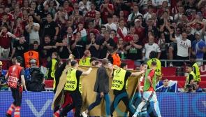 Hungary forward Barnabas Varga stable in hospital after going off on stretcher