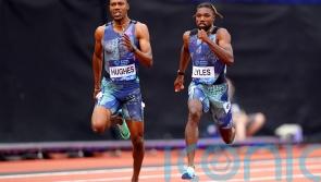 Zharnel Hughes aiming to do talking on track against outspoken rival Noah Lyles