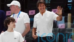 Tom Cruise, Ariana Grande and Jessica Chastain watch Paris Olympics gymnastics