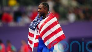 Noah Lyles edges out Jamaican Kishane Thompson to win men&rsquo;s 100 metres title