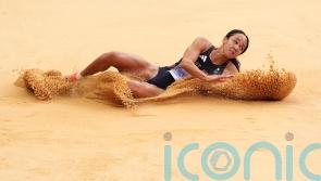 Katarina Johnson-Thompson holds onto heptathlon lead after long jump