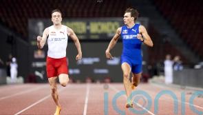 Pole vaulter Armand Duplantis runs 100m in 10.37s to beat Karsten Warholm