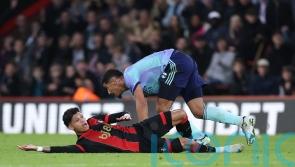 William Saliba sent off as Arsenal suffer first Premier League defeat of season