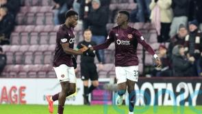 Musa Drammeh earns struggling Hearts a point against Aberdeen